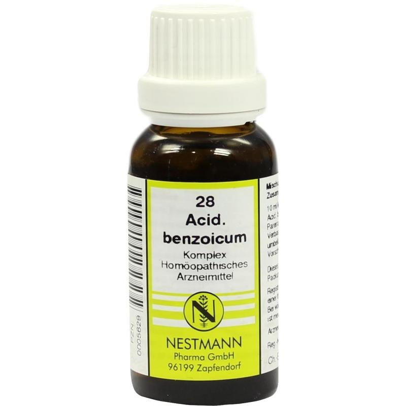ACIDUM BENZOICUM KOMPLEX Nr.28 Dilution