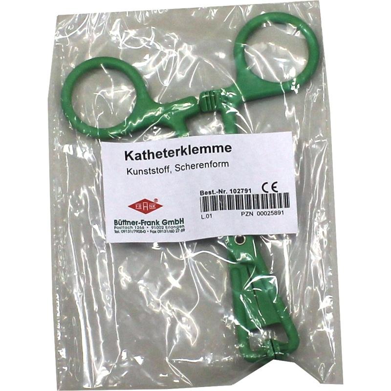 KATHETERKLEMME scherenform Kunststoff