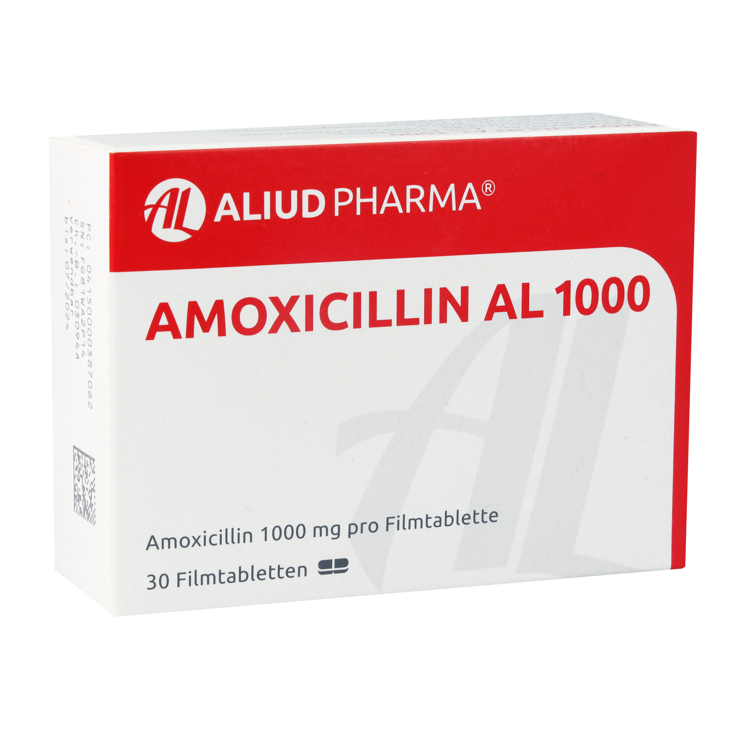 AMOXICILLIN AL 1000 Filmtabletten