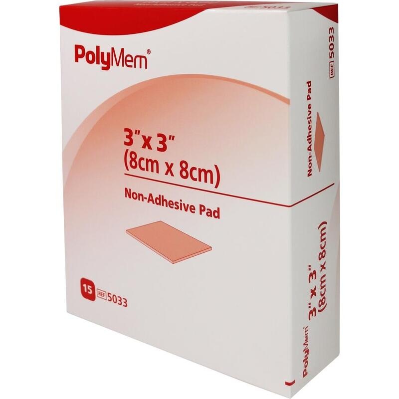 POLYMEM Wund Pad n.klebend 8x8 cm