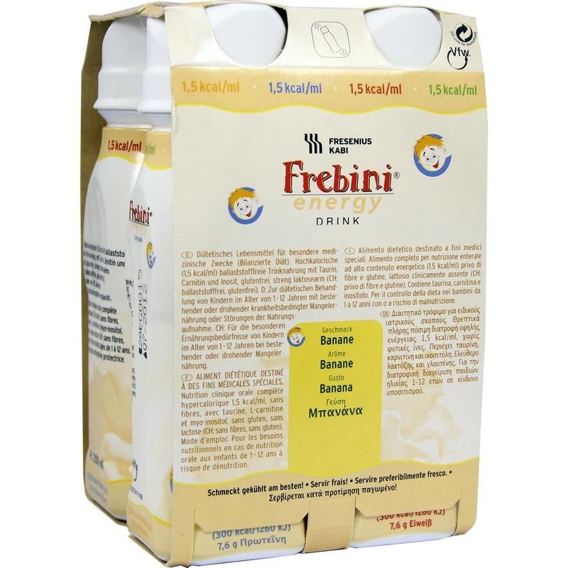 FREBINI Energy Drink Banane Trinkflasche
