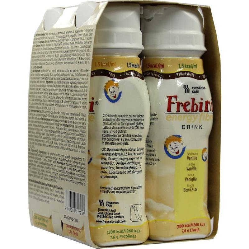 FREBINI Energy Fibre Drink Vanille Trinkflasche