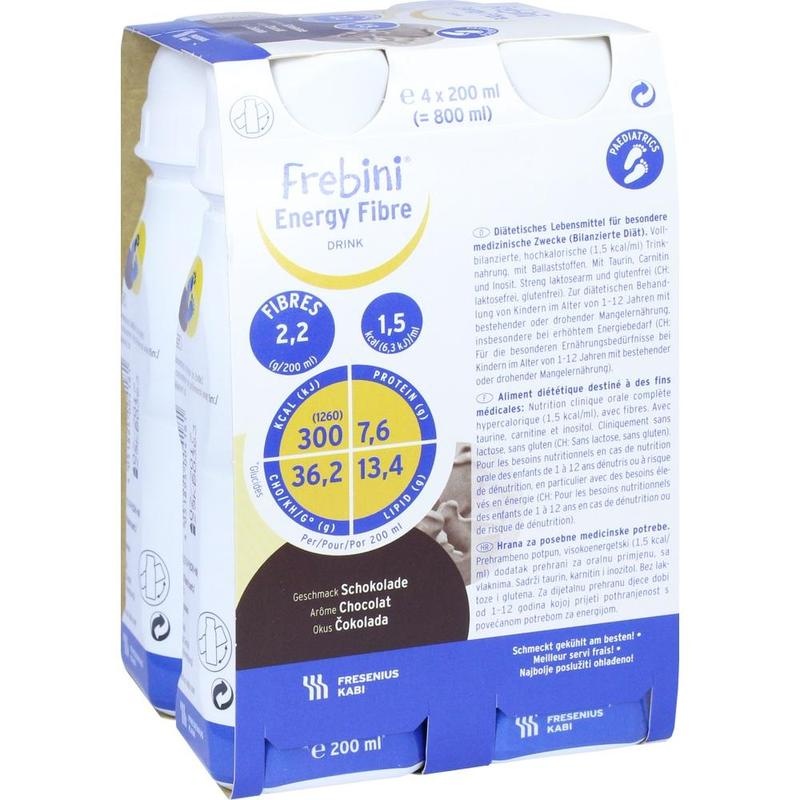 FREBINI Energy Fibre Drink Schokolade Trinkfl.