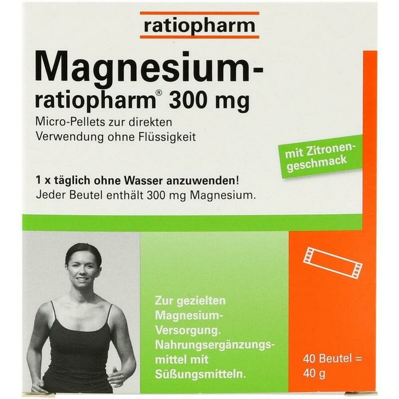 MAGNESIUM-RATIOPHARM 300 mg Micro-Pellets m.Gran.