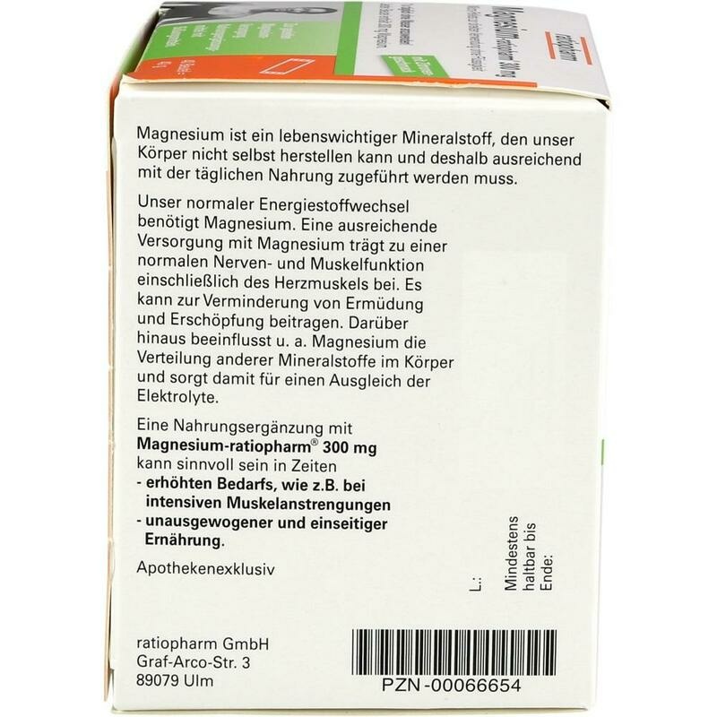 MAGNESIUM-RATIOPHARM 300 mg Micro-Pellets m.Gran.