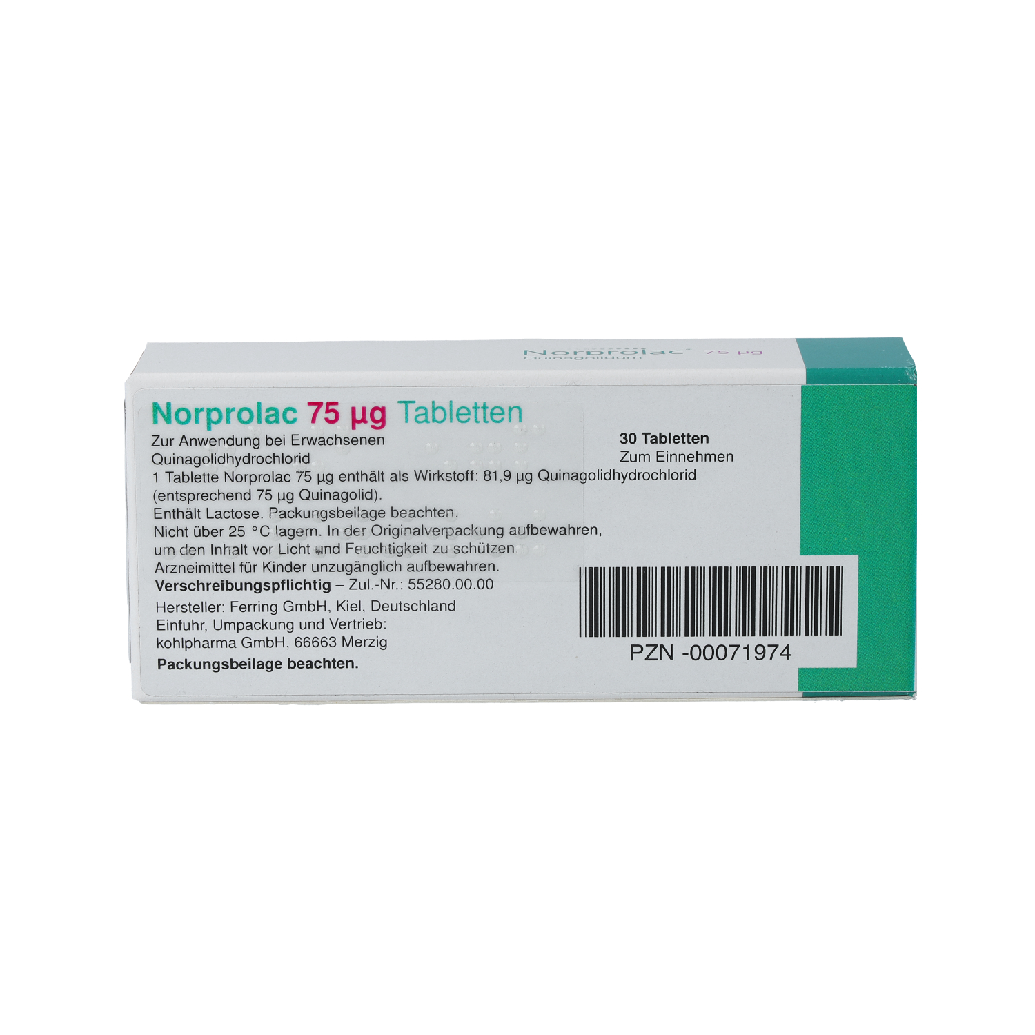 NORPROLAC 75 Mikrogramm Tabletten