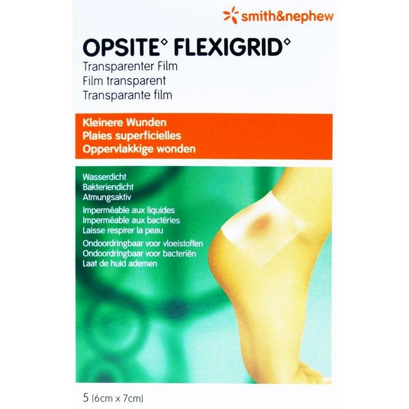 OPSITE Flexigrid transp.Wundverb.6x7 cm steril