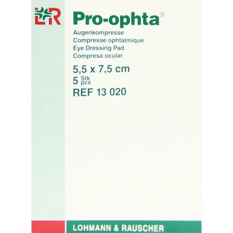 PRO-OPHTA Kompressen 5,5x7,5 cm unsteril