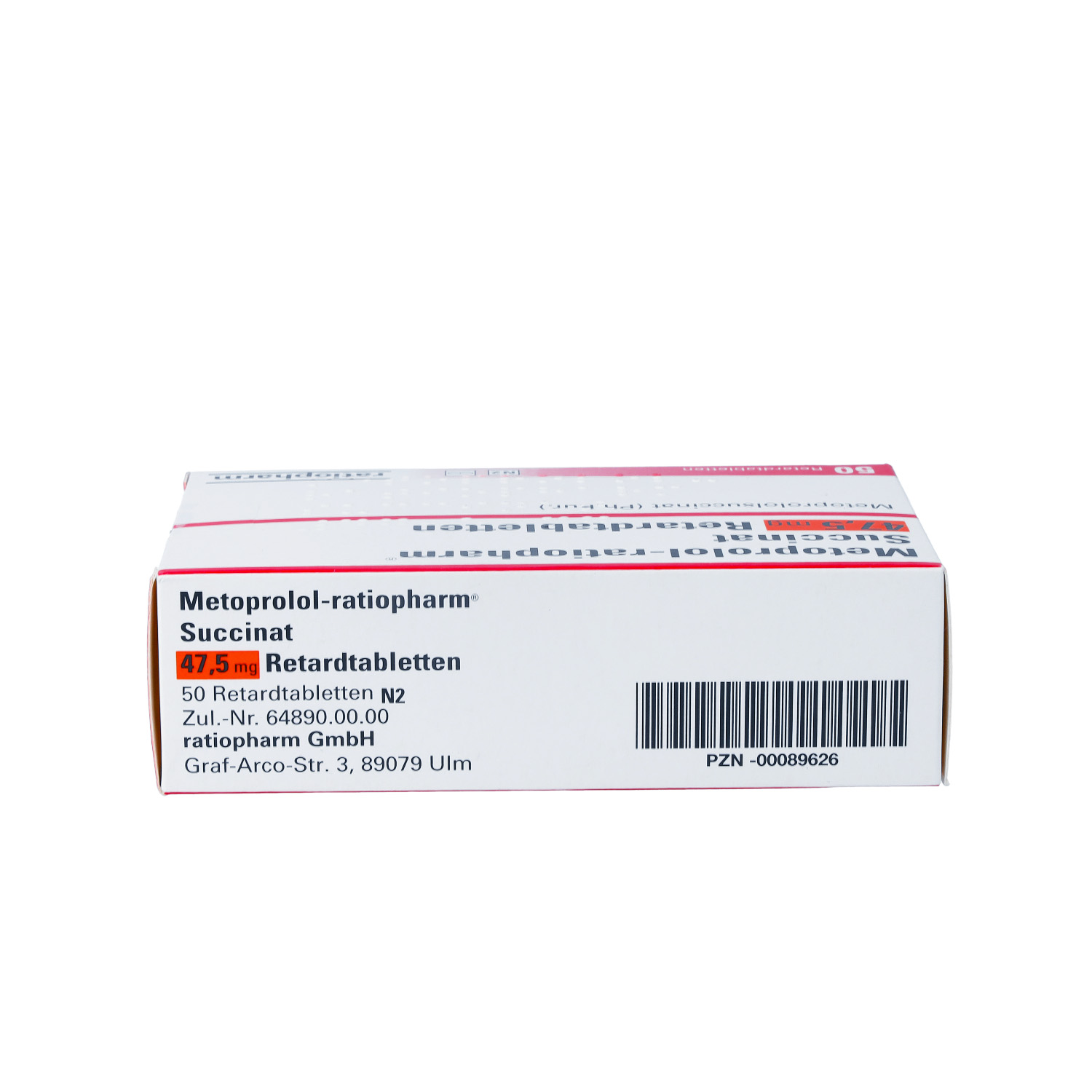 METOPROLOL-ratiopharm Succinat 47,5 mg Retardtabl.