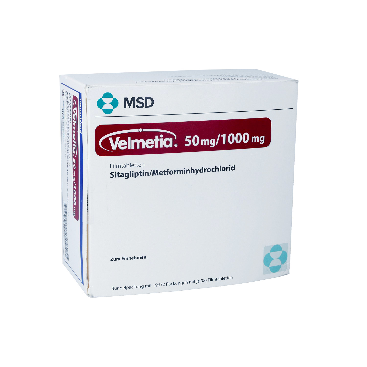 VELMETIA 50 mg/1000 mg Filmtabletten