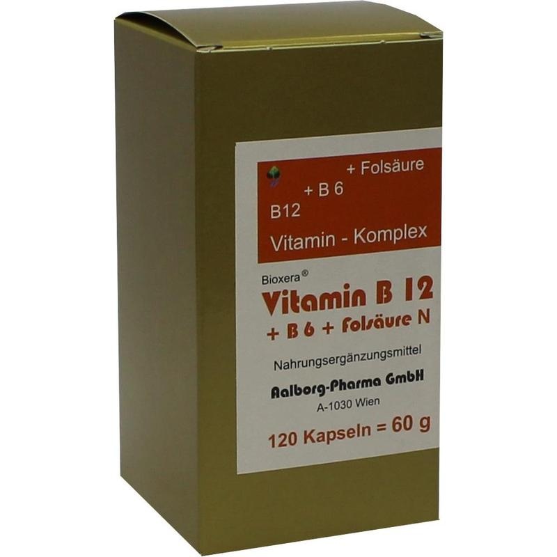 VITAMIN B12+B6+Folsäure Komplex N Kapseln