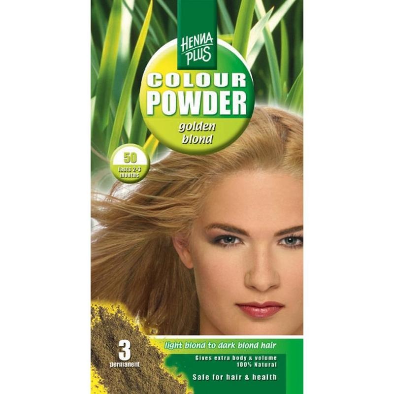 HENNAPLUS Colour Powder golden blond 50