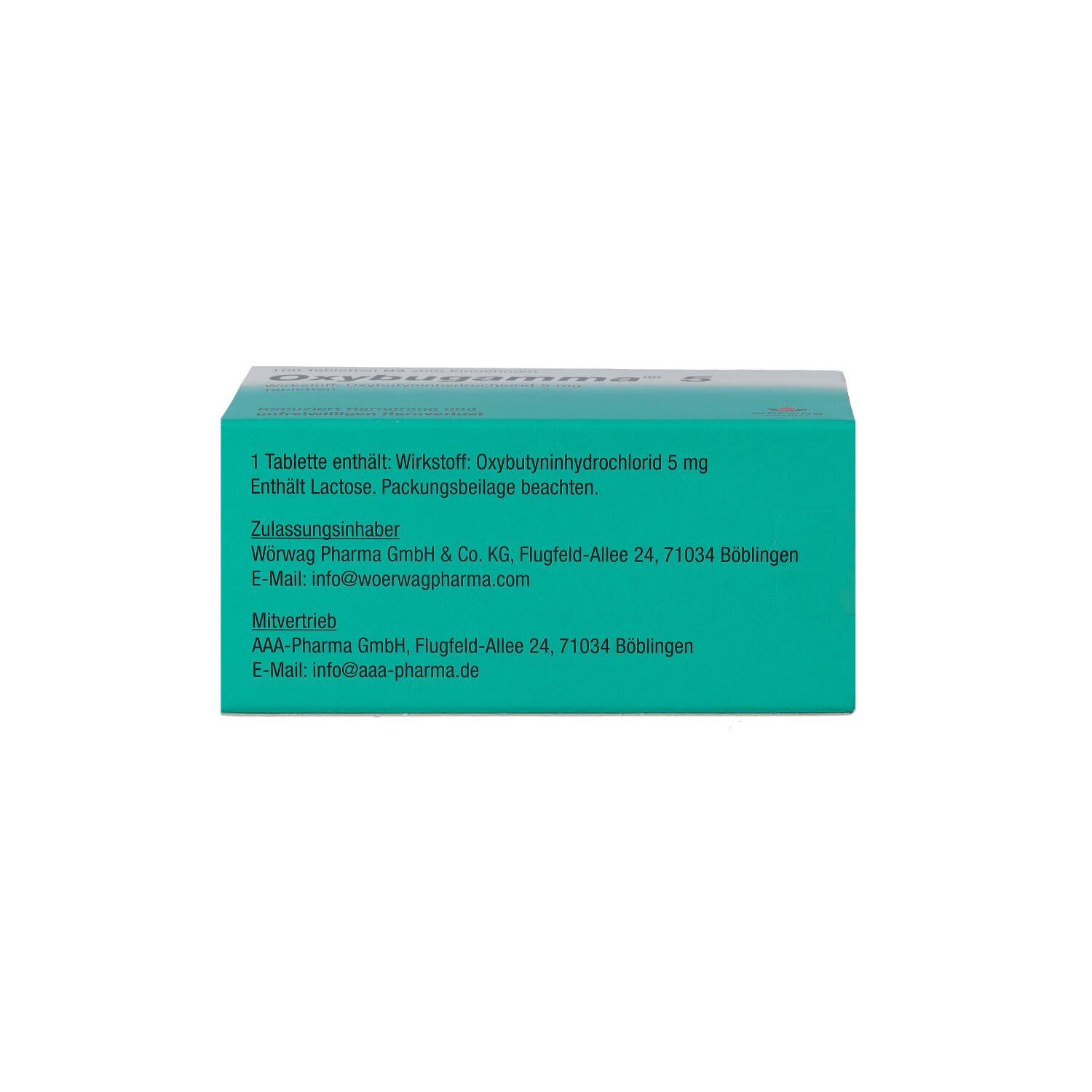 OXYBUGAMMA 5 Tabletten