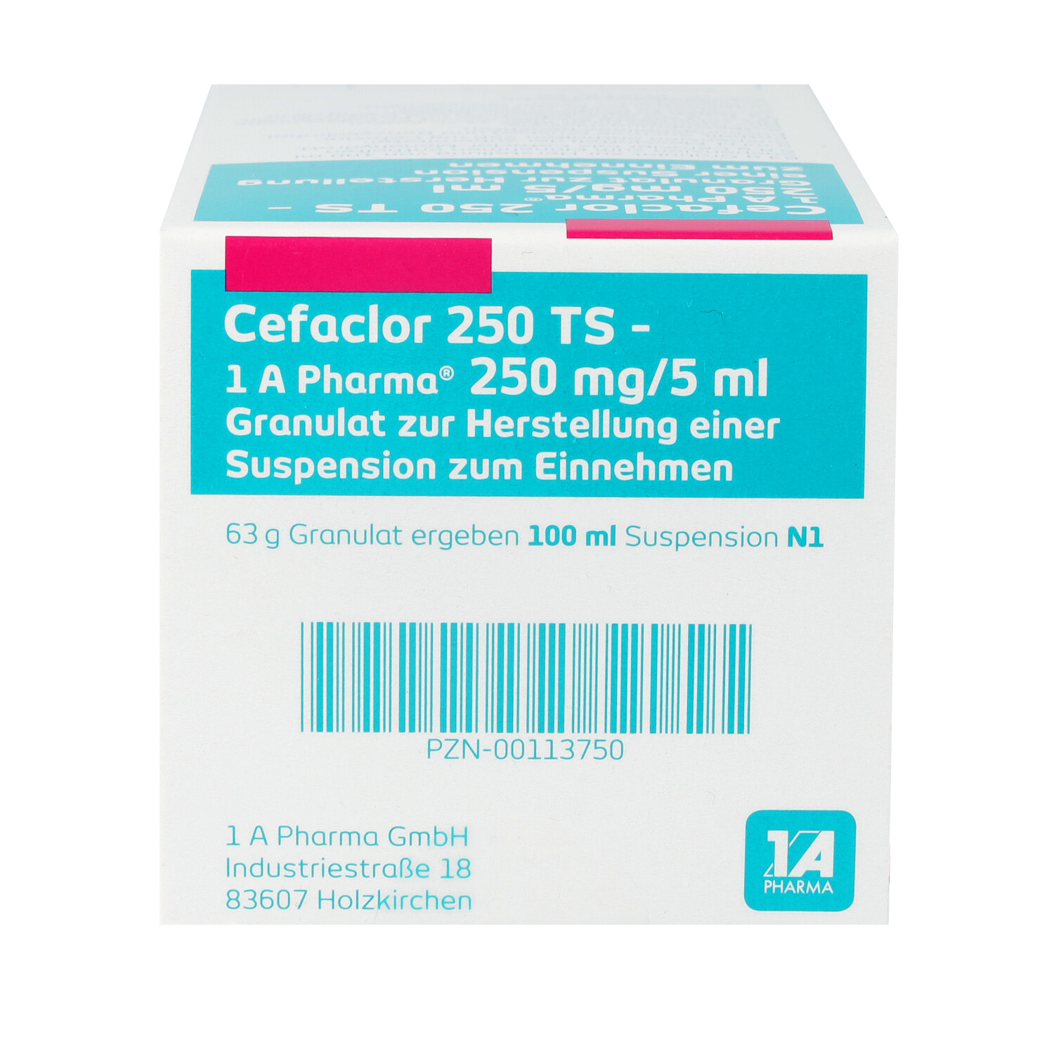 CEFACLOR 250 TS-1A Pharma Gran.z.Susp.-Herstell.