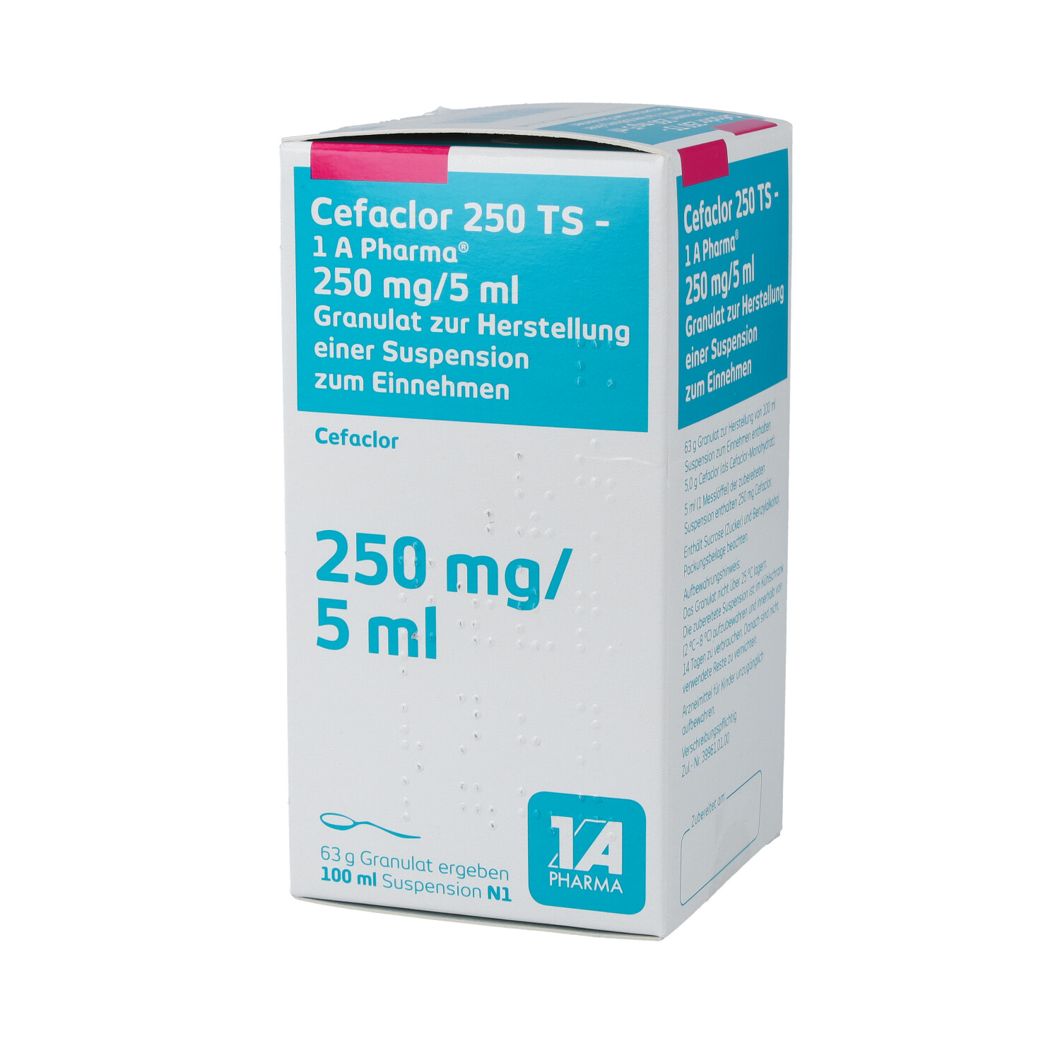 CEFACLOR 250 TS-1A Pharma Gran.z.Susp.-Herstell.