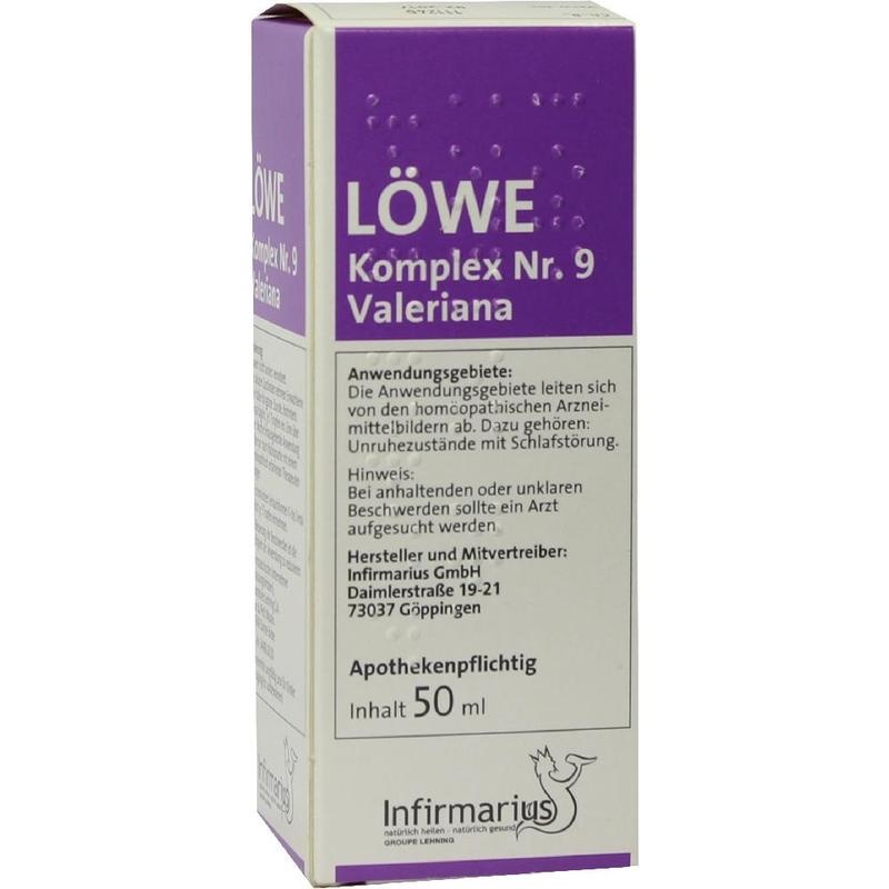LÖWE KOMPLEX Nr.9 Valeriana Tropfen