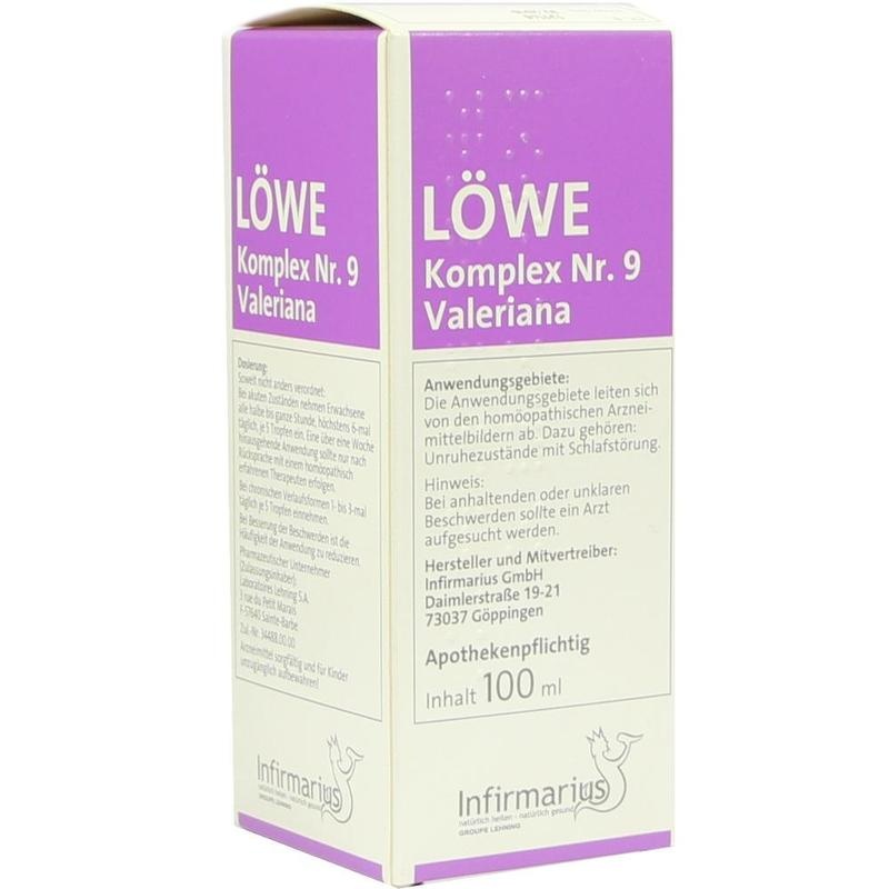 LÖWE KOMPLEX Nr.9 Valeriana Tropfen