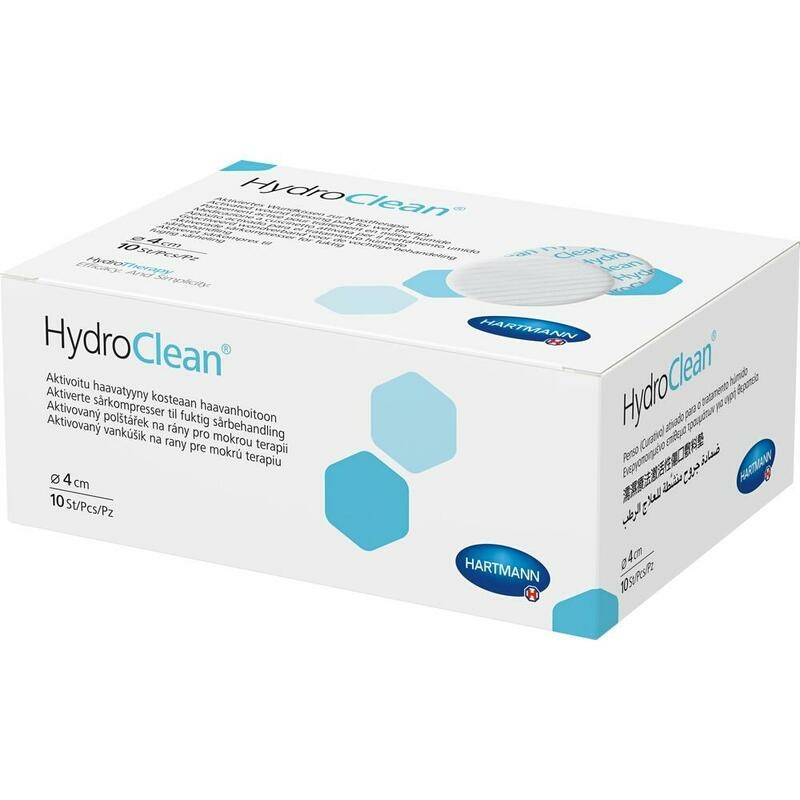 HYDROCLEAN Kompressen 4 cm rund steril