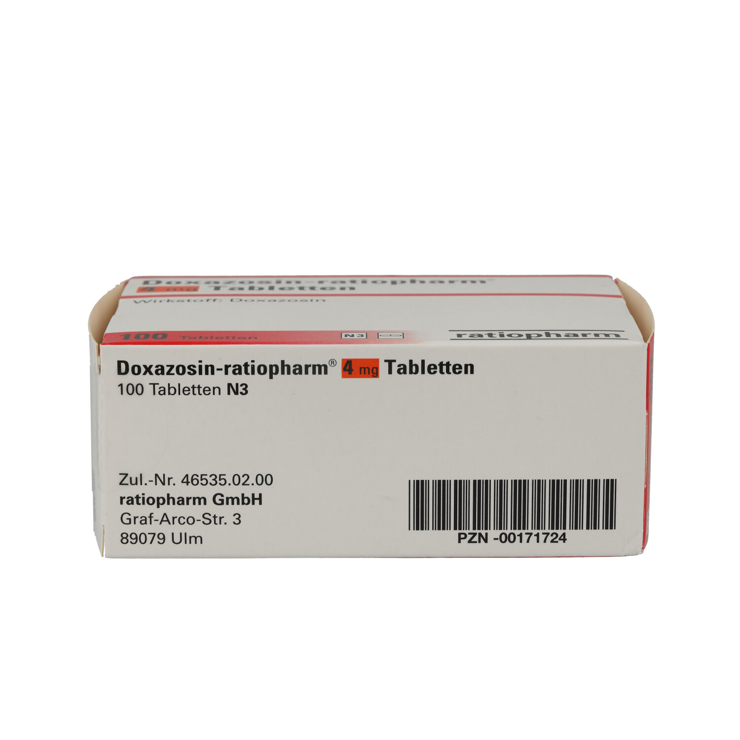 DOXAZOSIN-ratiopharm 4 mg Tabletten