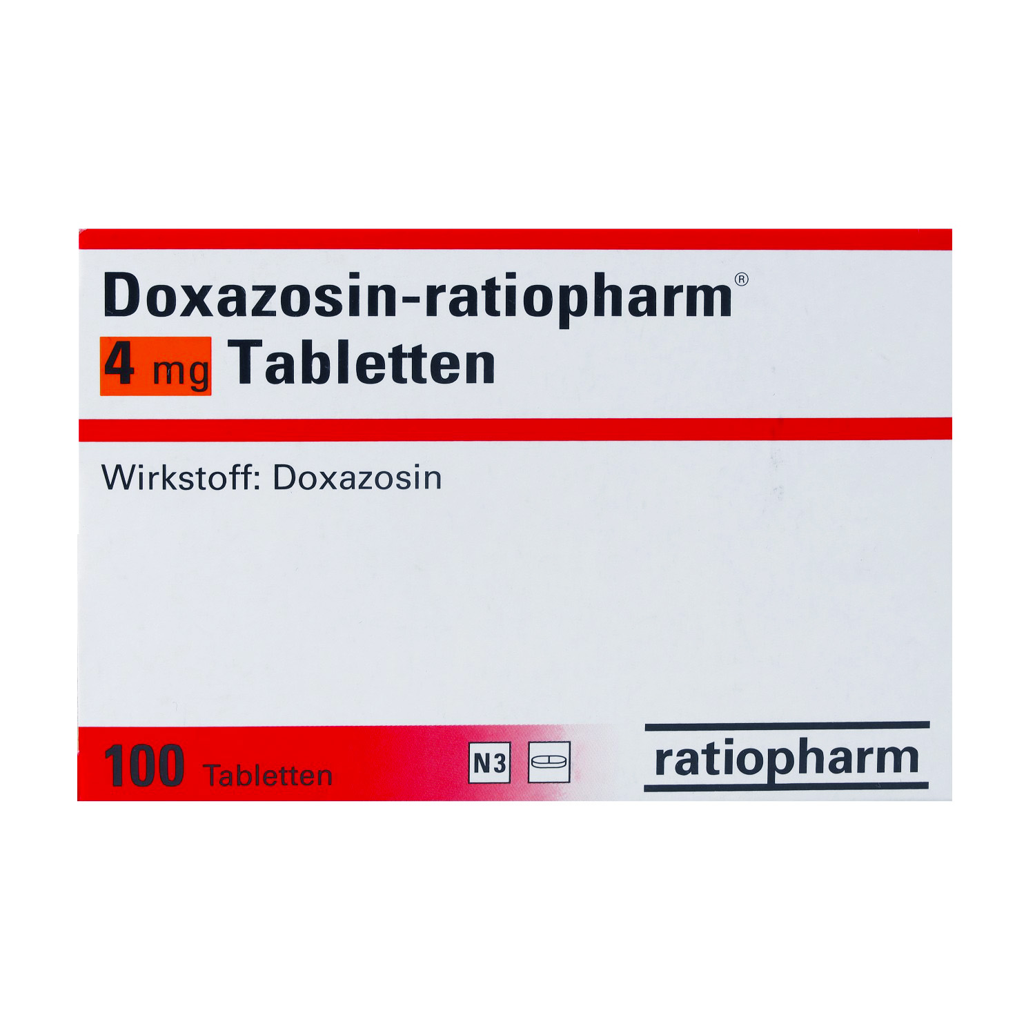 DOXAZOSIN-ratiopharm 4 mg Tabletten