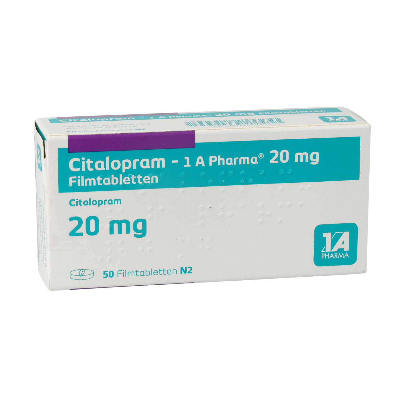 CITALOPRAM-1A Pharma 20 mg Filmtabletten