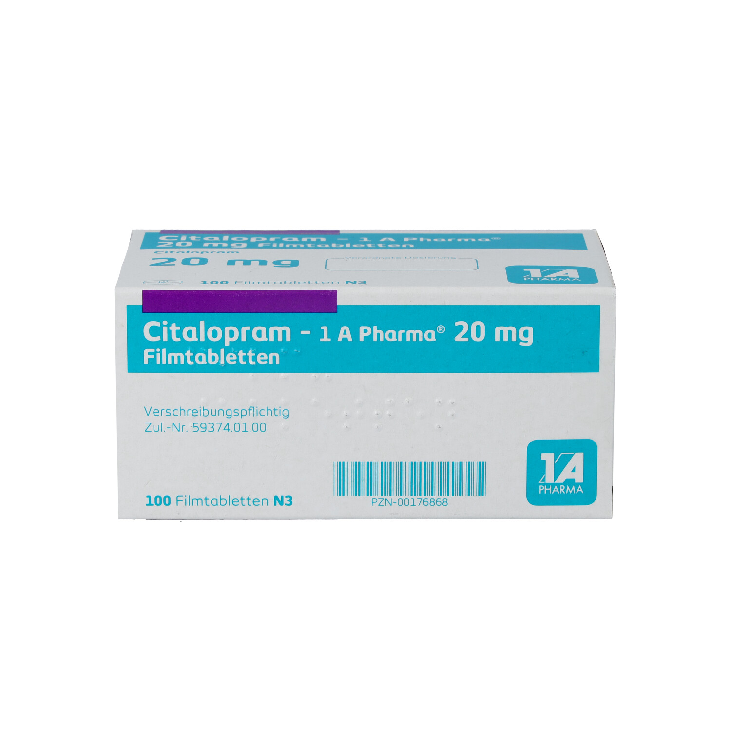 CITALOPRAM-1A Pharma 20 mg Filmtabletten