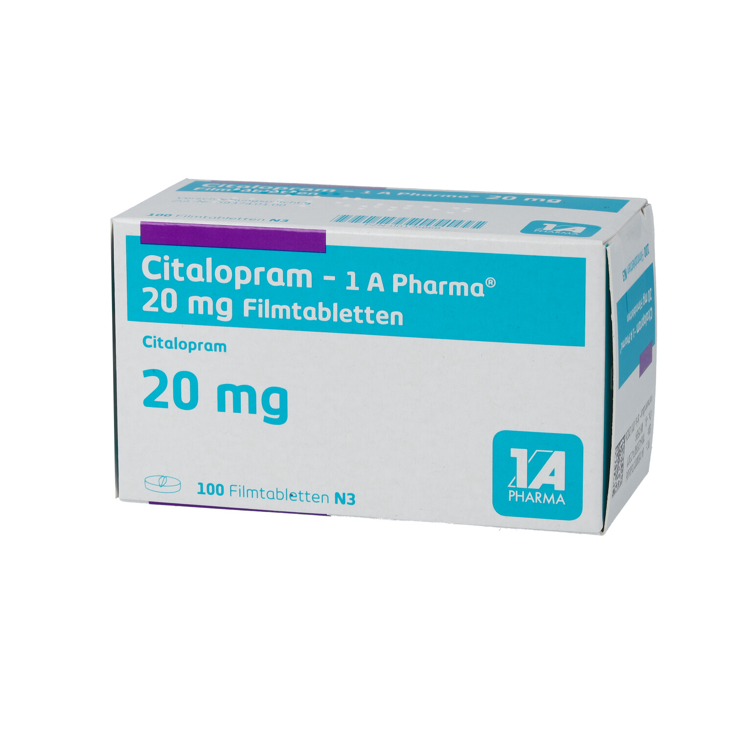 CITALOPRAM-1A Pharma 20 mg Filmtabletten