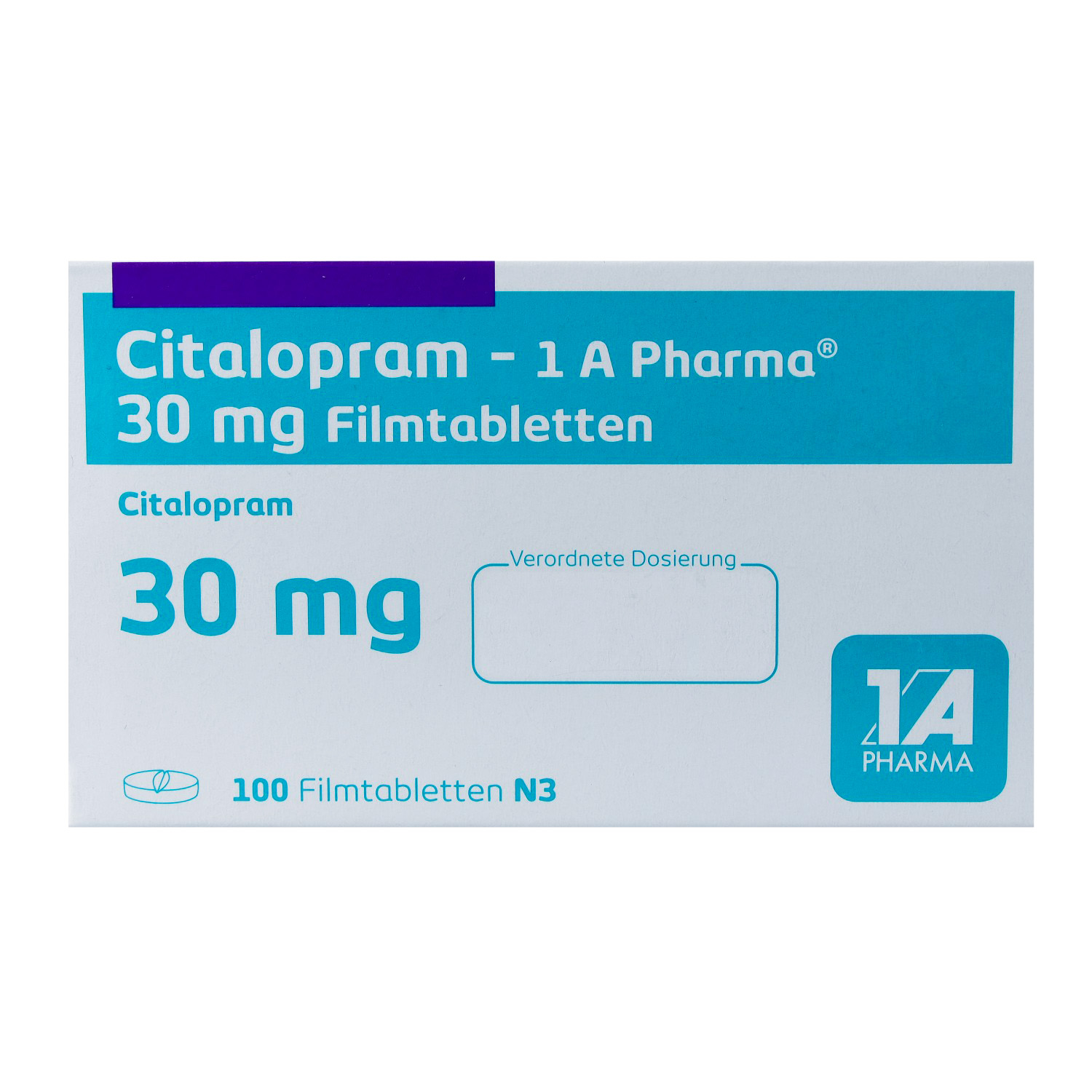 CITALOPRAM-1A Pharma 30 mg Filmtabletten