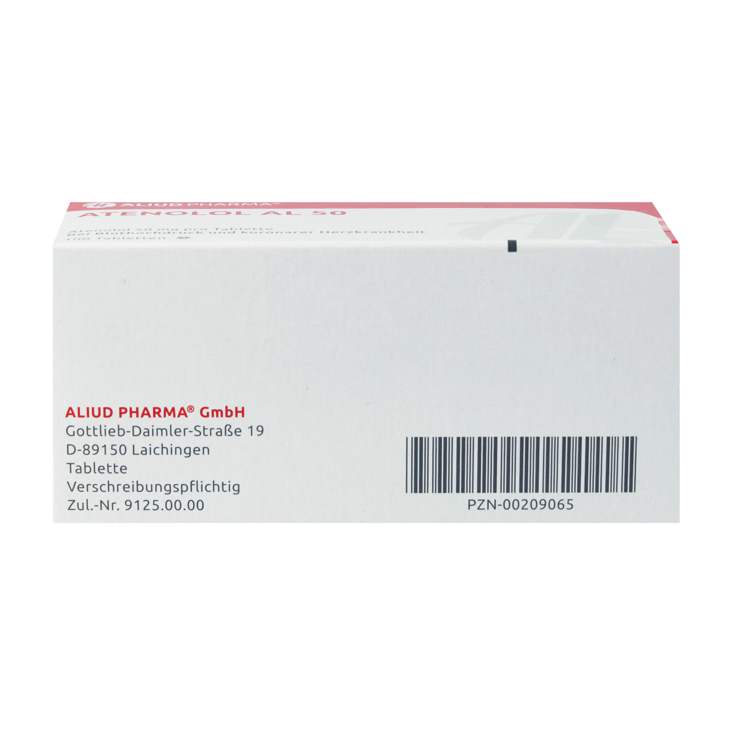ATENOLOL AL 50 Tabletten