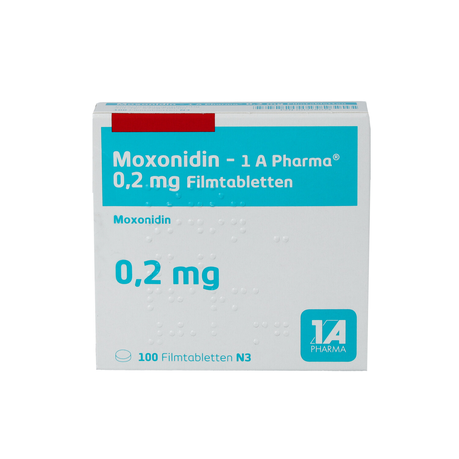 MOXONIDIN-1A Pharma 0,2 mg Filmtabletten