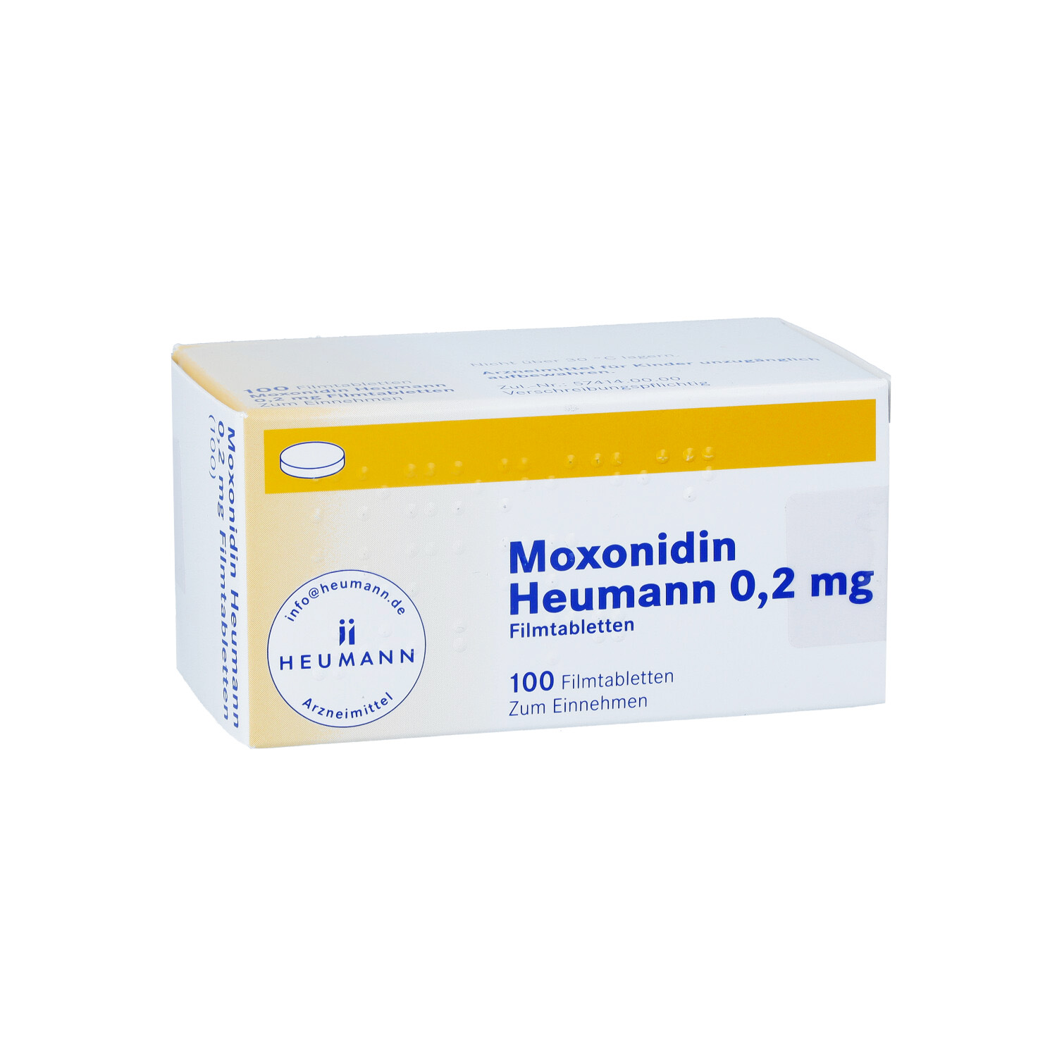 MOXONIDIN Heumann 0,2 mg Filmtabletten
