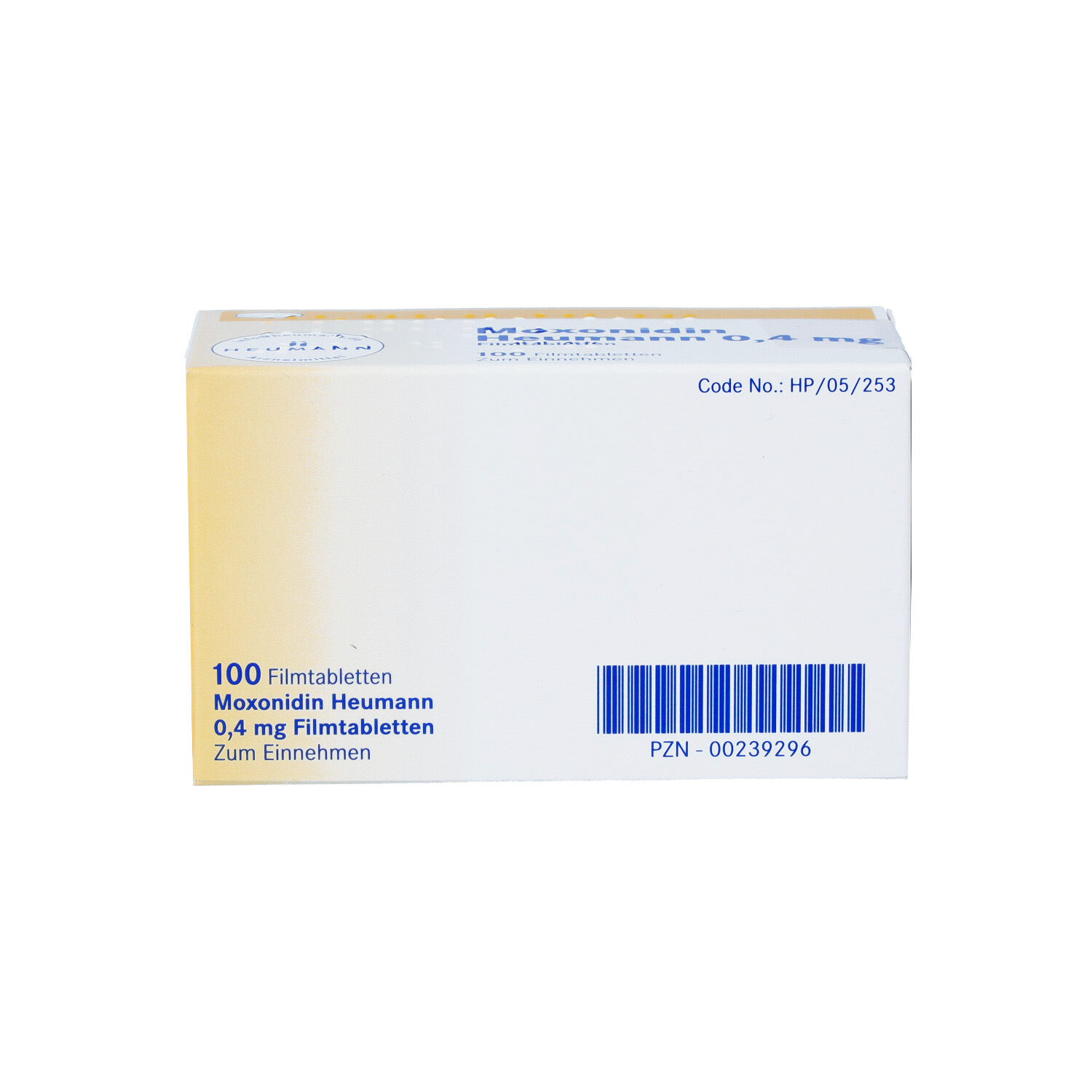 MOXONIDIN Heumann 0,4 mg Filmtabletten