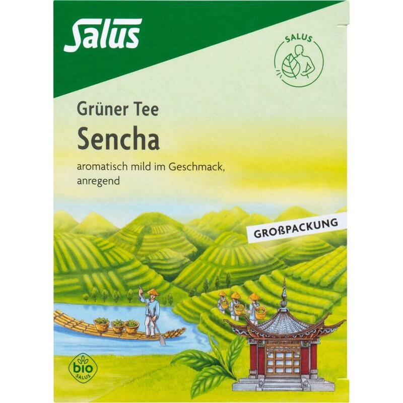 GRÜNER TEE Bio Salus Filterbeutel Großpackung