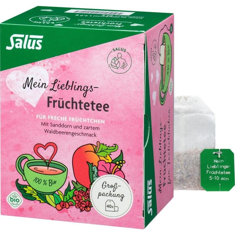 MEIN LIEBLINGS-Früchte-Tee Bio Salus Filterbeutel
