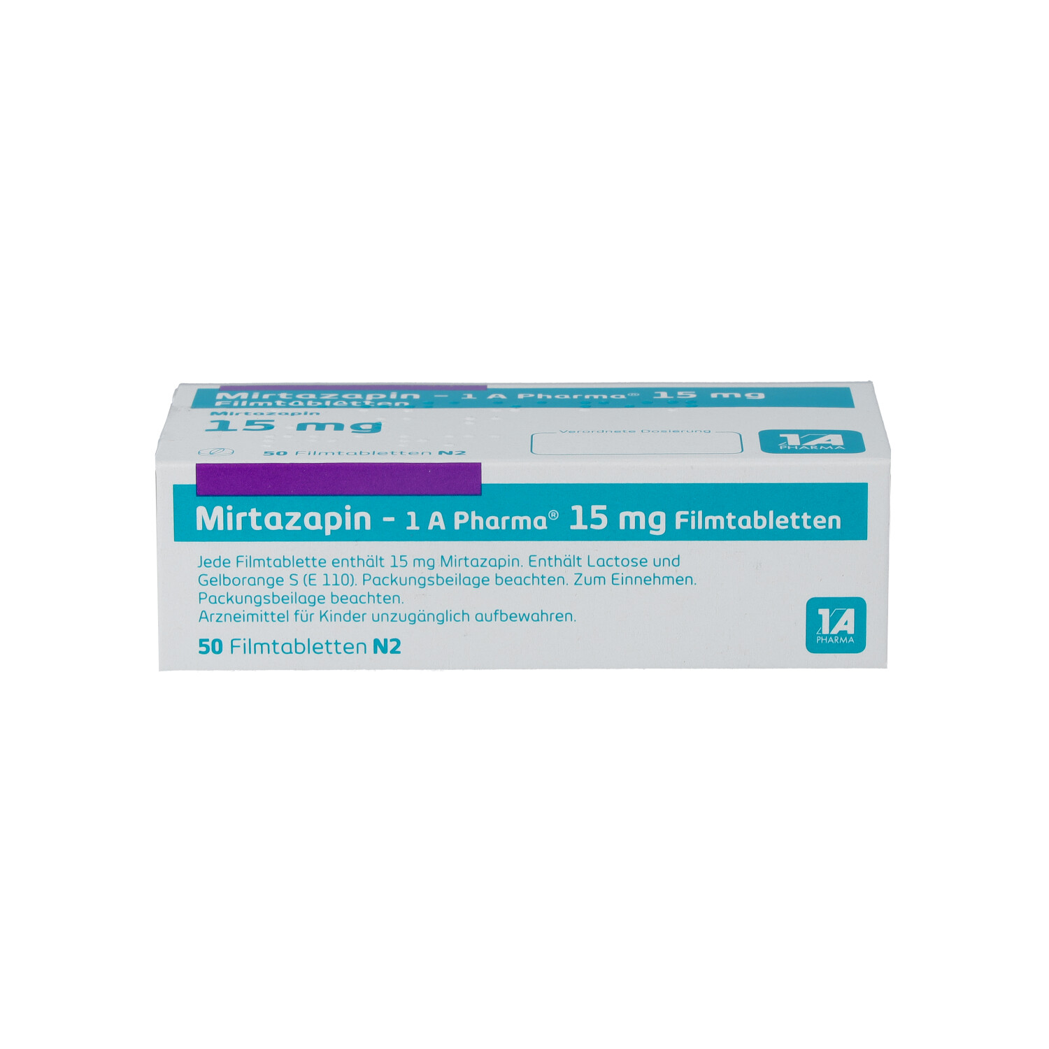 MIRTAZAPIN-1A Pharma 15 mg Filmtabletten