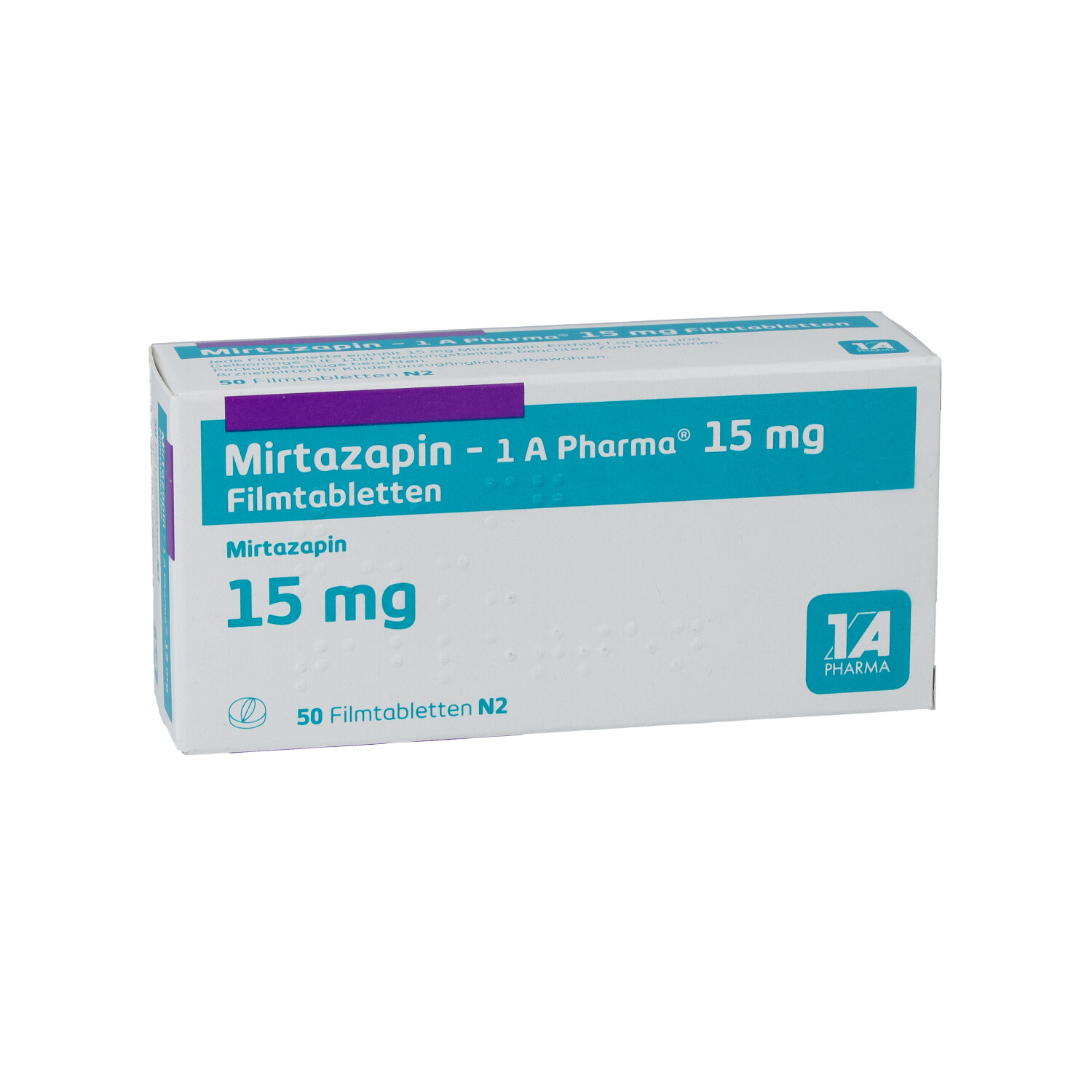 MIRTAZAPIN-1A Pharma 15 mg Filmtabletten