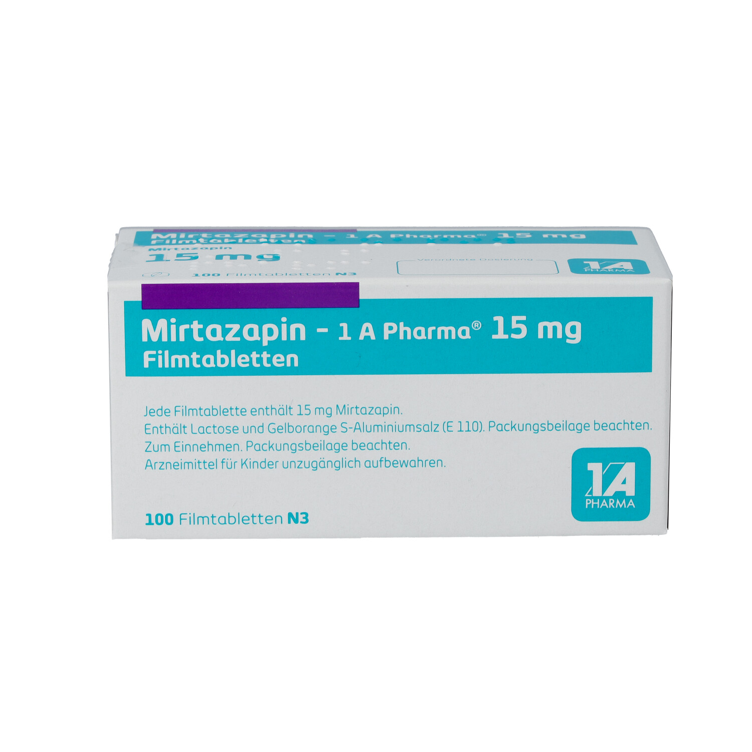 MIRTAZAPIN-1A Pharma 15 mg Filmtabletten