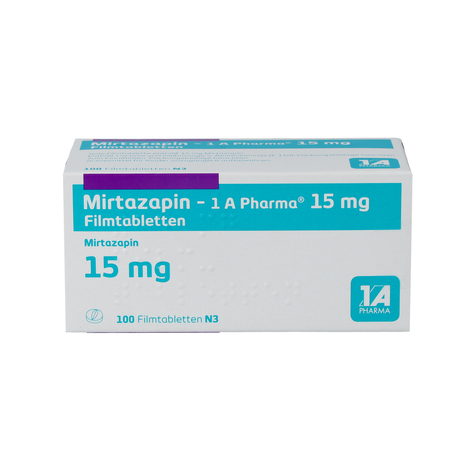 MIRTAZAPIN-1A Pharma 15 mg Filmtabletten