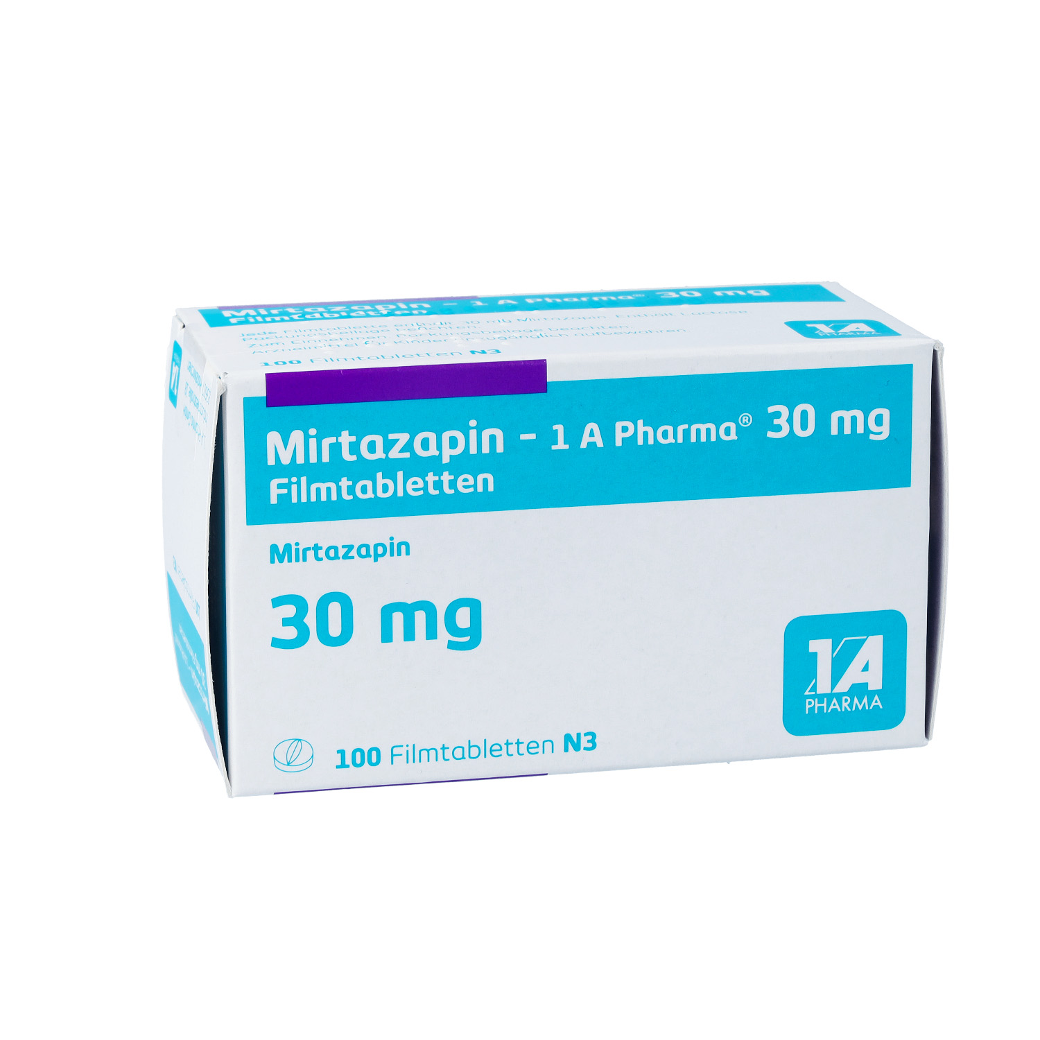 MIRTAZAPIN-1A Pharma 30 mg Filmtabletten