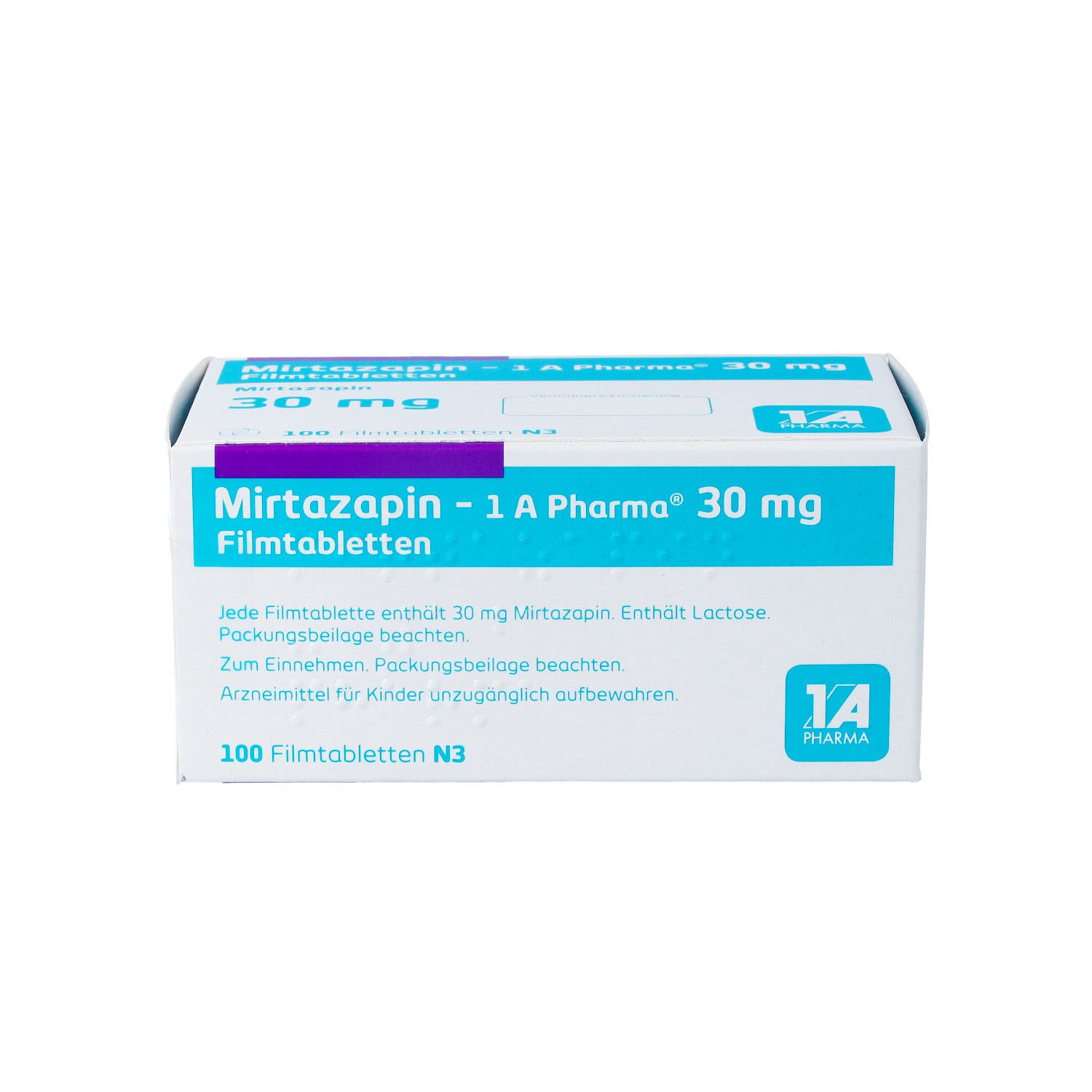 MIRTAZAPIN-1A Pharma 30 mg Filmtabletten