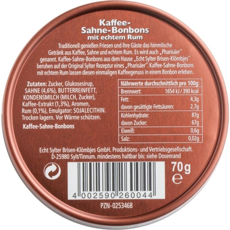 ECHT SYLTER Kaffee-Sahne Bonbons