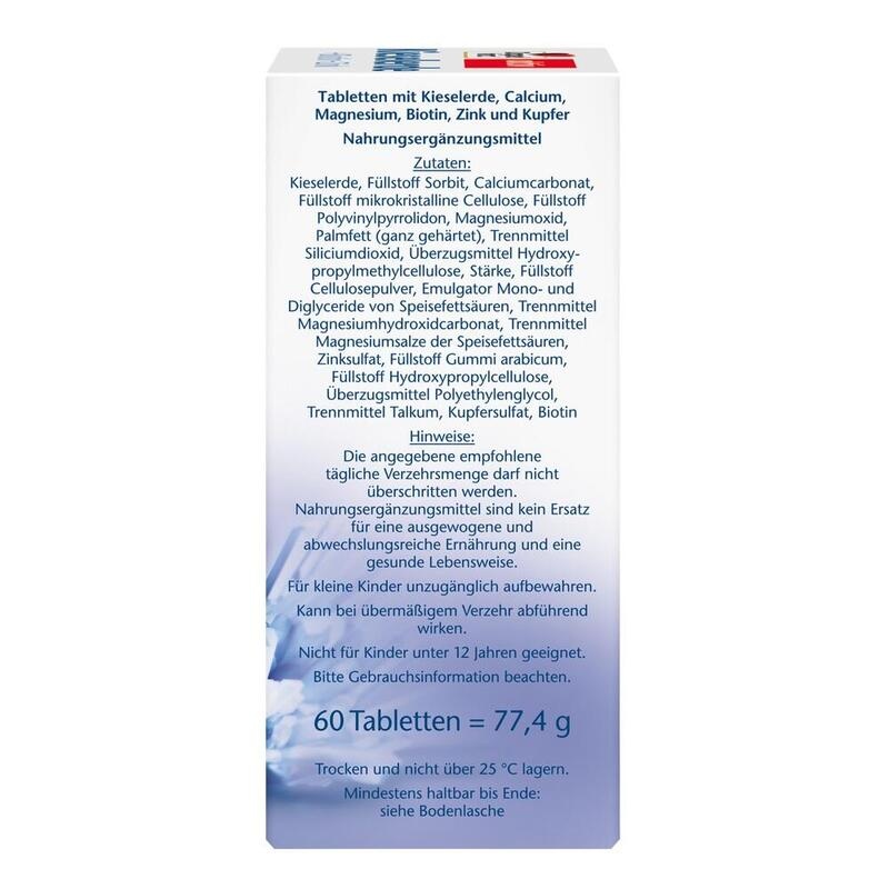 DOPPELHERZ Kieselerde+Biotin+Zink Tabletten
