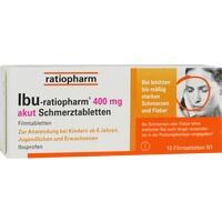 IBU-RATIOPHARM 400 mg akut Schmerztbl.Filmtabl.