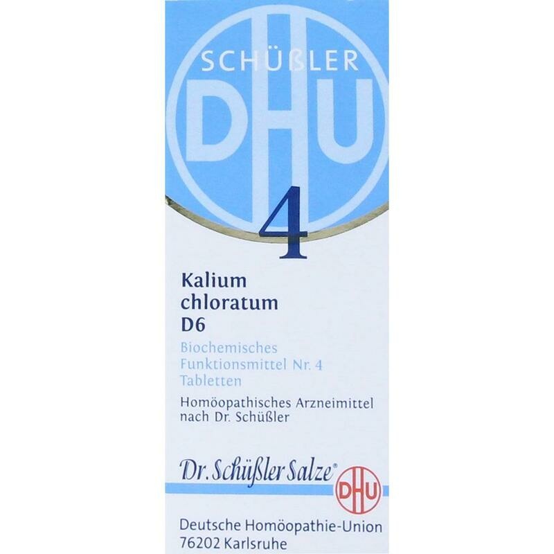 BIOCHEMIE DHU 4 Kalium chloratum D 6 Tabletten