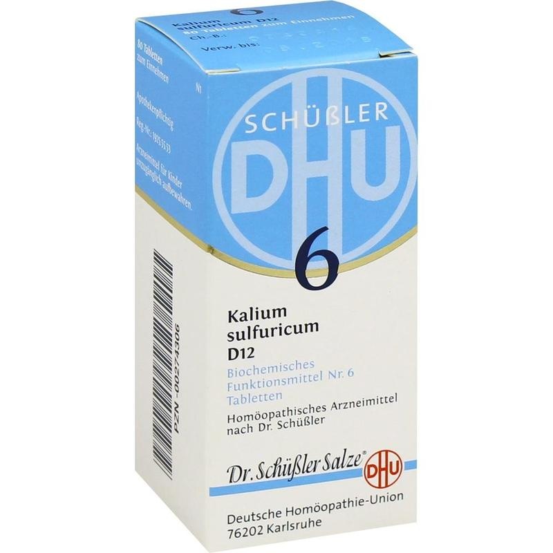 BIOCHEMIE DHU 6 Kalium sulfuricum D 12 Tabletten