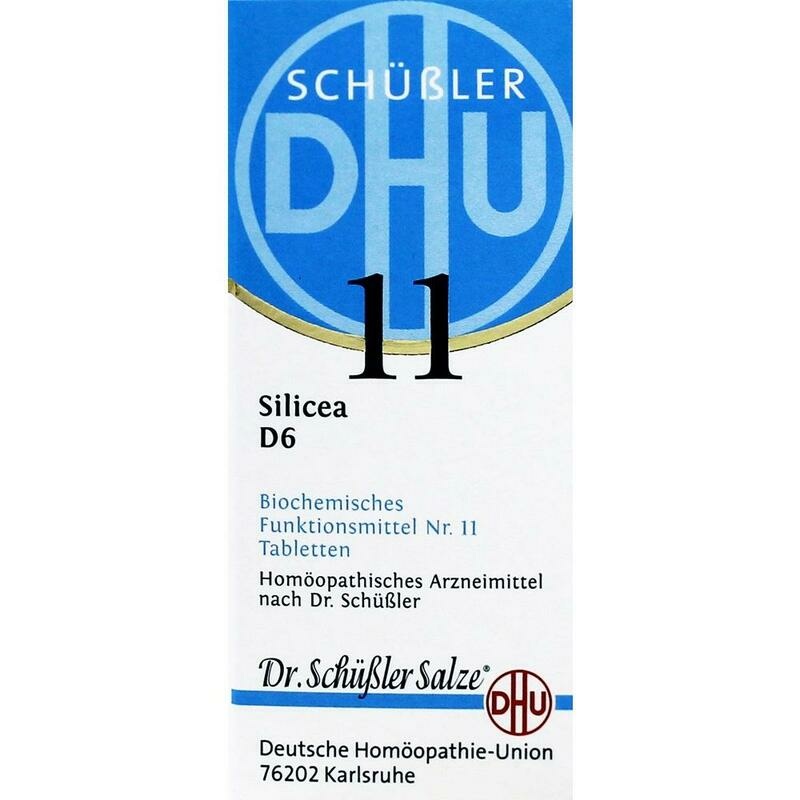 BIOCHEMIE DHU 11 Silicea D 6 Tabletten
