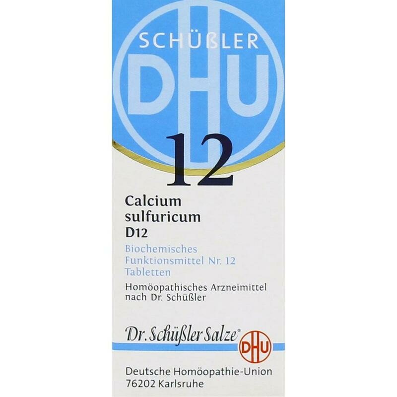 BIOCHEMIE DHU 12 Calcium sulfuricum D 12 Tabletten