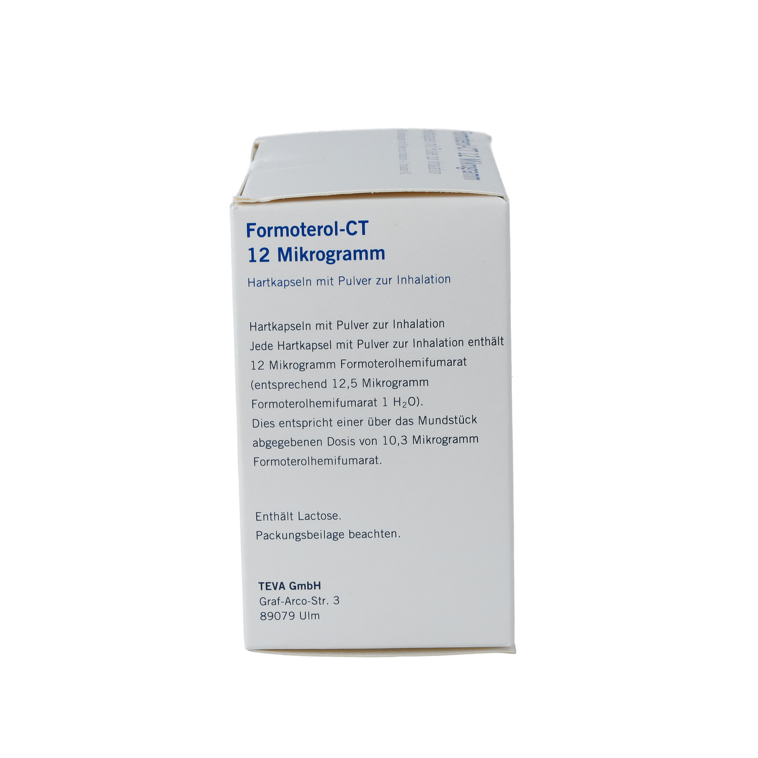 FORMOTEROL-CT 12 Mikrogramm Hartkps.m.Plv.z.Inhal.