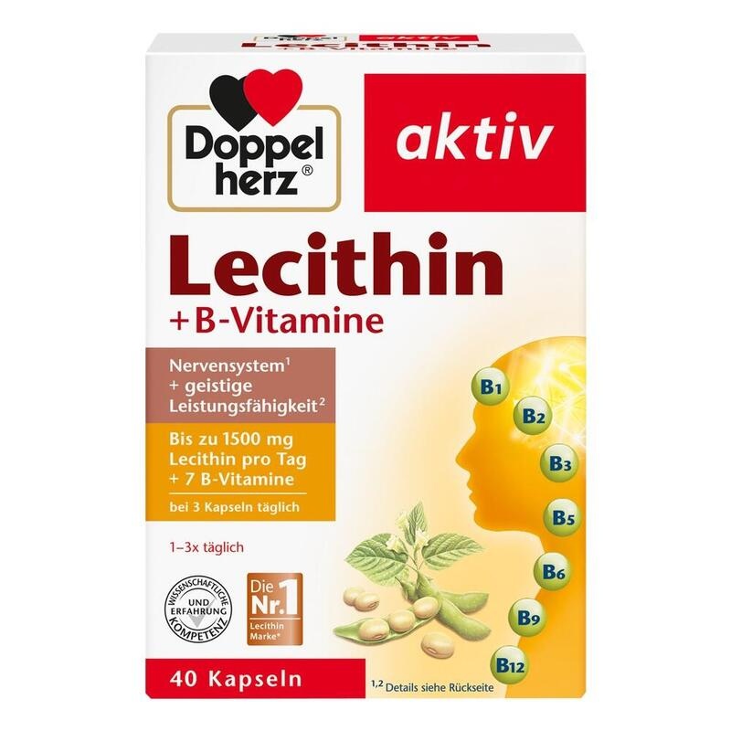 DOPPELHERZ Lecithin+B-Vitamine Kapseln