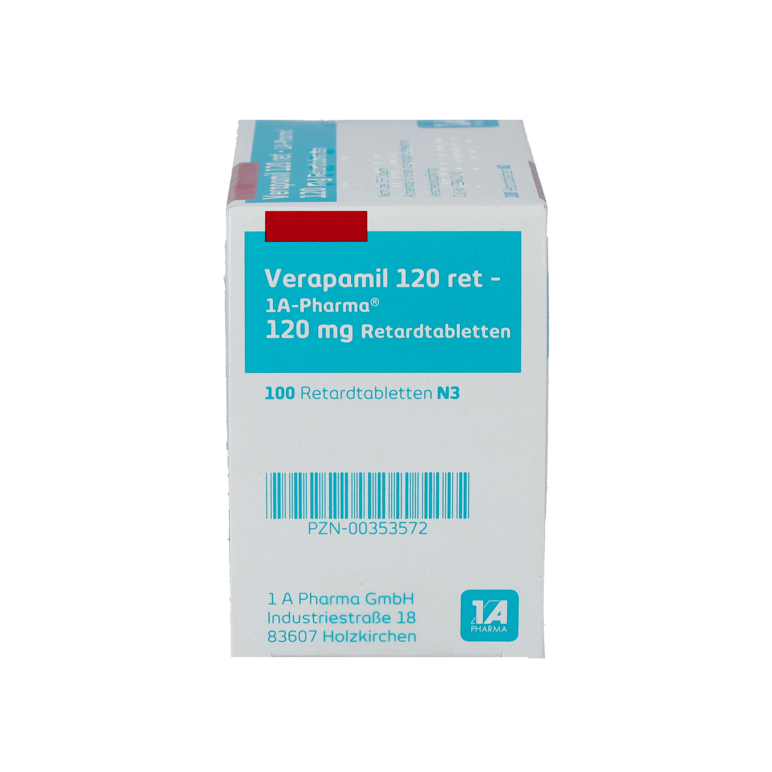 VERAPAMIL 120 retard-1A Pharma Tabl.